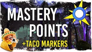 Guild Wars 2  Tangled Depths Mastery Points with TacO Markers [upl. by Litch]