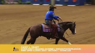 Casey L DearyDown Right Amazing NRBC Open Classic 2023  Section 1  Score 225 [upl. by Bergess]