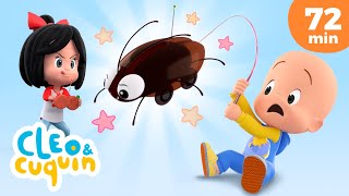 La Cucaracha and more Nursery Rhymes of Cleo and Cuquin  Songs for Kids [upl. by Ecirtram]