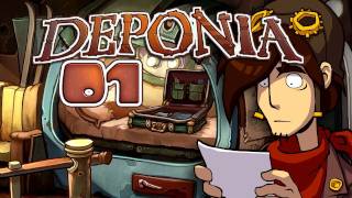 Lets Play Deponia 001 Deutsch HD  Willkom äh Tschüss [upl. by Gustave104]