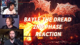 Elden Ring  Streamers Reaction to Bayle The Dread’s 2nd Phase My Gameplay at the End with Build [upl. by Assyl]