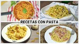 5 Recetas CON PASTA ¡¡¡Para todos los gusto  RECETAS FACILES CON PASTA [upl. by Clyde]