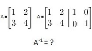 Algebra  Finding the Inverse of a Matrix 2 of 2 A 2X2 Matrix  2 Methods [upl. by Tews]