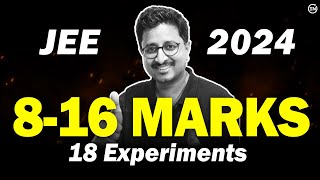 JEE 2024 Confirm 816 Marks  Must do 13 Experiments  Physics  Eduniti  Mohit Sir [upl. by Eneleahs]