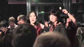 Cosey Fanni Tutti introducing Sasha Grey at her exhibition  Frankfurt Mousonturn 29IX2011 [upl. by Civ]