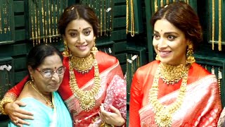 Shriya Saran Inaugurates Kriya Jewellers In Hyderabad  Shriya Saran Latest Video  Daily Culture [upl. by Morehouse]