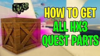 HOW TO FIND ALL HX3 PART LOCATIONS IN MILITARY TYCOON ROBLOX [upl. by Cross]