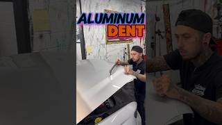 Aluminum dent repair how to autobodyrepair paintlessdentrepair cardentrepair [upl. by Nojid]