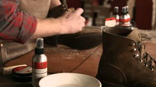 Red Wing Heritage  How to care for Roughout Leather boots [upl. by Brink]