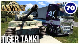 ETS2  Tiger Tank France Landmark Tour Achievement  Euro Truck Simulator 2 Career  Episode 70 [upl. by Golanka]