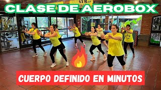 SUPER CLASE DE AEROBOX  CUERPO MARCADO EN MINUTOS [upl. by Akenihs]