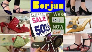 Borjan summer sale flat 50 offborjan shoes sale 2022Anum nazsneakerflatscourt shoesheels [upl. by Gustafson355]