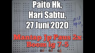 PREDIKSI TOGEL HONGKONG  PAITO HARI INI 2762020 JITU [upl. by Yneffit]