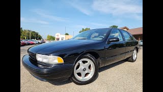 1996 Chevrolet Impala SS Sedan V8 57L LT1 36K Original Miles For Sale at The Auto Livery [upl. by Adav]