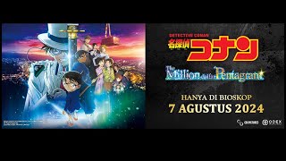 Detective Conan The MovieThe Milliondollar Pentagram  Official Indonesia Trailer  7 Agustus [upl. by Cacia319]