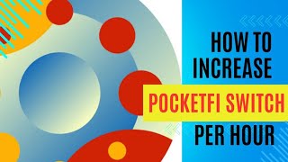 HOW TO INCREASE POCKETFI SWITCH PER HOUR [upl. by Rehpotisrhc]