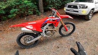 First Ride on 2024 Honda CRF250R [upl. by Koller]