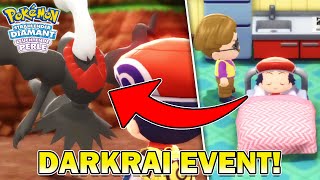 DARKRAI EVENT Pokemon Strahlender Diamant amp Leuchtende Perle [upl. by Olegnad]