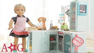 Truly Me Gourmet Kitchen  Product Demo  AmericanGirl [upl. by Earissed]