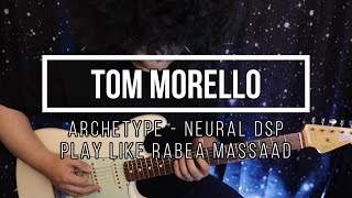 Archetype Tom Morello  Play like Rabea Massaad [upl. by Gnek]