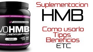 SUPLEMENTO HMB  SUPLEMENTACION DEPORTIVA [upl. by Mccullough]