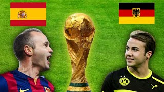 INIESTA amp GOTZE SKILL amp GOAL  WORLD CUP GOAL 2010 amp 2014 [upl. by Noterb]