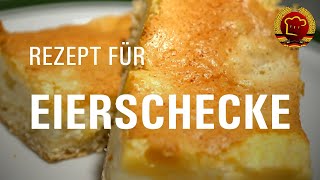 Klassische Eierschecke selber backen wie früher mit diesem alten DDR Rezept [upl. by Akerue]