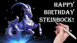 Lustige Geburtstagsgrüße für Steinbock via WhatsApp  Alles Liebe zum Geburtstag [upl. by Leventis184]