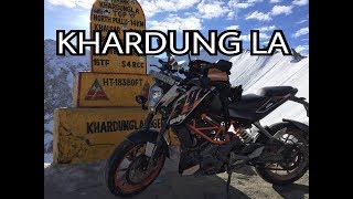 duke 390  LEH To KHARDUNG LA IS NOT AN EASY TASK [upl. by Hsilgne]