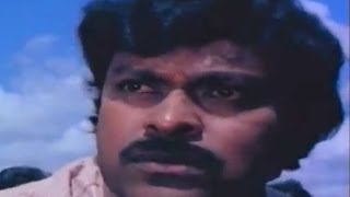 Swayamkrushi Movie  Chiranjeevi Beating Charan Raj Scene  Chiranjeevi  Vijayashanti [upl. by Yecak]