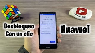 Elimina Bloqueo Google con un Clic Huawei Y5 2018 Con Unlock tool [upl. by Niwred]