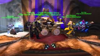 Tauren Elite Chieftain in Shattrath City  Power of the Horde feat epic bass guy [upl. by Ploss489]