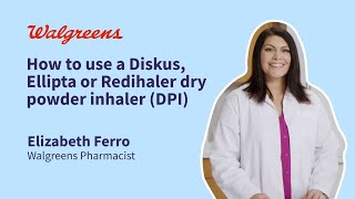 How to use Diskus Ellipta and Redihaler dry powder inhalers DPIs [upl. by Ardenia]