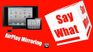 iPhoneiPad AirPlay Mirroring [upl. by Aloibaf]