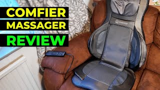 Comfier Shiatsu Neck and Back Massager Review So many functions [upl. by Ataeb]