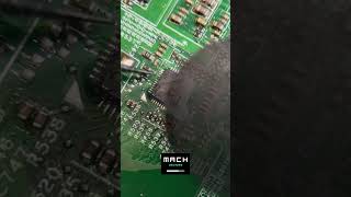 soldering Ricoh chip from Lenovo laptop motherboard asmr soldering [upl. by Talanta89]