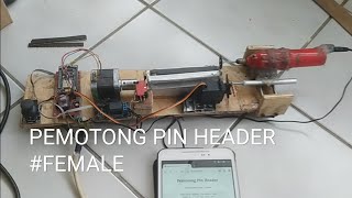 CNC Pin Header Female Cutter NodeMCU ESP8266 Arduino Wifi Web Controller [upl. by Atteve]