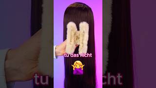 Voluminöser Zopf mit Haarklammer 🩷🤩 zopf haarklammer frisur frisuren frisurentutorial shorts [upl. by Anirav]