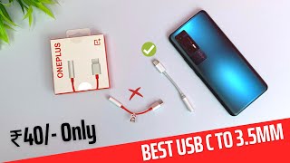 Best USB C to 35mm Adapter  USB C to 35 mm Audio Jack Adapter Dongle [upl. by Fitalludba790]