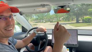 Tesla Full Self Driving Test — Almost No Interventions [upl. by Ennovehs311]