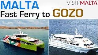 Gozo Fast Ferries Go zo Malta Fast Ferry to reach Gozo Ferry Comino and Blue Lagoon Fast Ferry [upl. by Bettye]