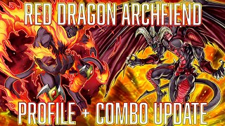 YUGIOH Red Dragon Archfiend Deck Profile UPDATE  COMBO JULY 2024 [upl. by Alikee757]