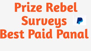 Prize rebel best worldwide paid survey website for influencers [upl. by Yenolem161]