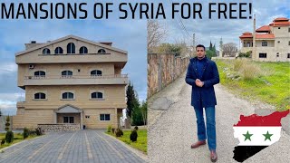 BIG MANSIONS of SYRIA where NO ONE wants to live NOT EVEN FOR FREE 🇸🇾 [upl. by Nyleve934]