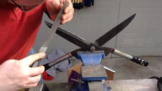 How to Sharpen Hedge Clippers [upl. by Artima]