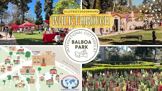 Balboa Park International Cottages Weekend Fair WalkThru [upl. by Greabe199]