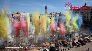 Fallas de Valencia 2024 Mascletà Viernes 15 de Marzo 2024 Pirotecnia Vulcano [upl. by Kimberley]