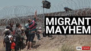 MIGRANT MAYHEM Bidens border falls apart as cities are flooded [upl. by Ocihc]