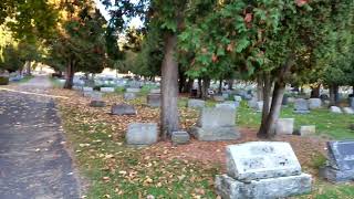 A walk through of Conklin Forest Cemetery [upl. by Olbap]