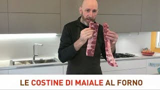 Costine di maiale al forno  lorenzorizzieriit [upl. by Eiznyl]